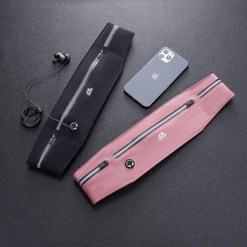 Sports Waist Bag Men Running Belt Bag Water Resistant Workout Waist Pack Bag for Fitness Jogging Hiking Travel