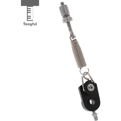Tooyful Durable 1 Set Bass Drum Foot Pedal Spring Cam with D-ring Springs Tensioner for Drummer