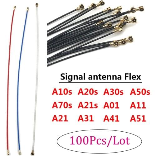 100PCS , Inner Wifi Antenna Signal Flex Cable Wire Ribbon For Samsung A10S A20S A30S A50S A70S A01 A11 A21 A21S A31 A41 A51 A71