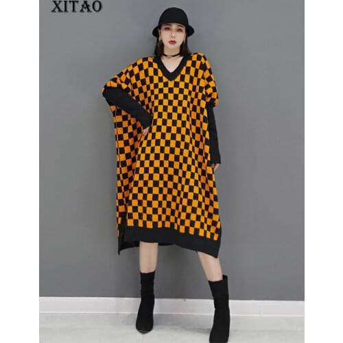 XITAO Fashionable Knitted Dresses