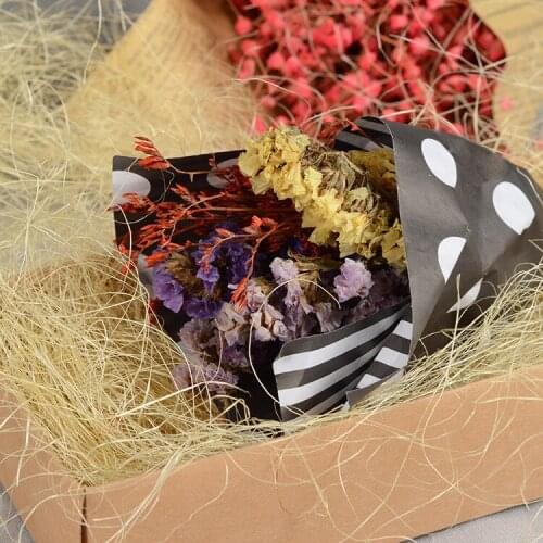 30g/bag Natural Hemp Shredded Paper Gift Box Fill Candy Box Fill Accessories Gift Box Decoration Gift Decoration Wedding Decor