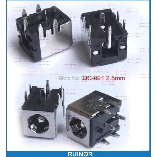 50PCS 5.5mm x 2.5mm DC Power Jack PORT DC Socket FOR Notebook PCB Welding DC-091