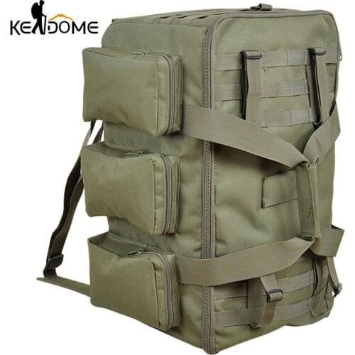 50L 3D Military Backpack Large Tactical Handbag for Climbing Hiking Rucksack Mountaineering Camping Travel Tas Sport XA202D