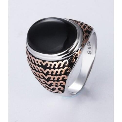 925 Sterling Silver Male Ring Hot Selling Creative Jewelry Male Ring