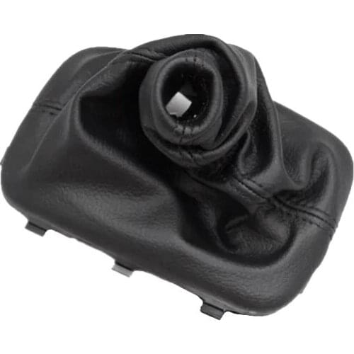 Car Automatic AT Leather Gear Shift Knob Dust-Boot Cover for KIA Forte Koup 2009 - 2013 846401M500WK
