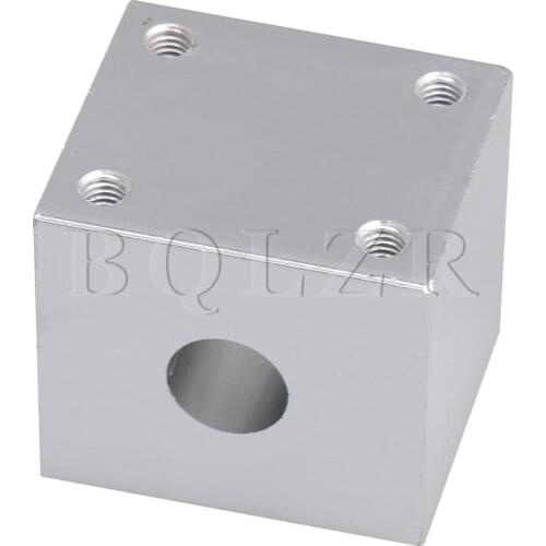 BQLZR Alum Silver T8 Ballscrew Nut Bracket for 3D Printing Machine Tool