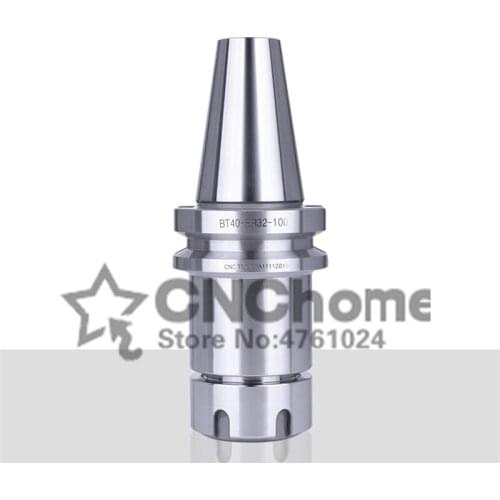 BT40-ER32-100L Spring ER Collet Chuck CNC Milling Toolholder Clamping End Mills Work on CNC Milling Machine