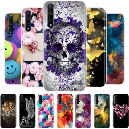 For Huawei Honor 20 Case Honor20 Lite Phone Cover Soft Silicone Back Case for Huawei Honor 20 Pro Honor20 YAL-L21 YAL-L41 Cover