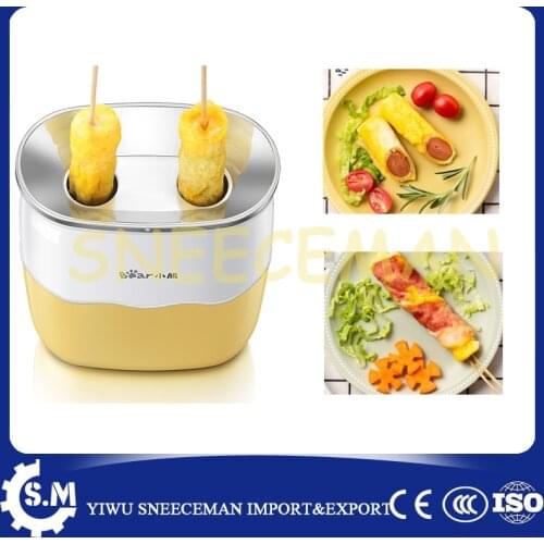Home fully automatic egg intestine double-barrel breakfast machine Double Cylinder Small Egg Cup Omelette Pot