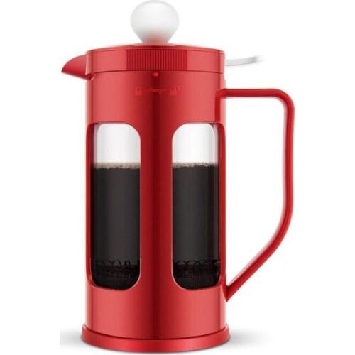 1000mL French Press Pot Coffee Tea Maker High Borosilicate Glass Coffee Press Strainer Pot For Home Office