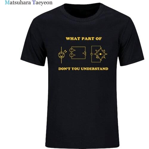 T-shirt 2020 New Fashion Electrical Engineer T Shirt Short Sleeve Funny Engineering Cotton T-shirt Mens Clothing