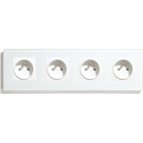 Bseed socket with 4 outlets France Type