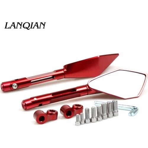 Italy Brand logo mark Motorcycle Rearview side Mirrors CNC Aluminum for SUZUKI GSF Bandit 650 650S 1000 1200 1250 SV650