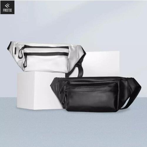 Freetie Multifunctional Sports Leisure Waist Chest Bag Waterproof PU Fanny Waist Pack Phone Pouch Outdoor Crossbody Men Women