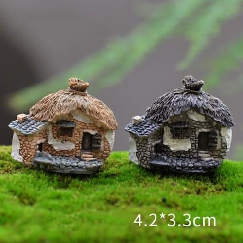 Resin Small House Tank Decoration Aquarium Decor Artificial House for fish Tank Resin Aquarium Ornaments Fish Tank Background