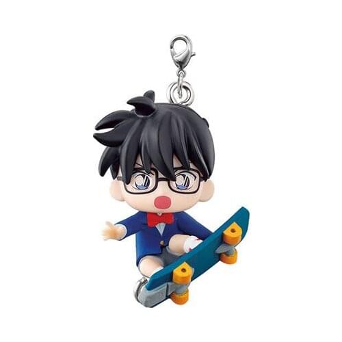 Bandai Genuine Gacha Toys Conan Edogawa Jimmy Kudo Kuroba Kaito Furuya Rei Vi Graythorn Action Figure Keychain Pendant Toys