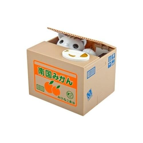 Burglar Cat Piggy Bank