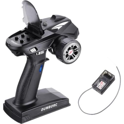 DUMBORC X6 2.4G 6CH RC Radio Transmitter With X6F Receiver For RC Car Vehicles Boat Tank Models Without Gryo