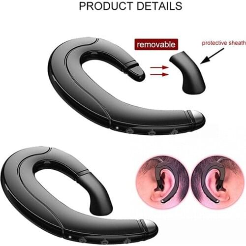 Running Sports Earphone Bone Conduction Ear Hook Bluetooth 5.0 HiFi Stereo Wireless Headset for Xiaomi Music Headsets