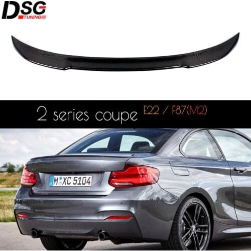 For BMW 2 series 2 Door Coupe F22 F87 M2 Carbon Fiber Spoiler Deck Lid Heckspoiler Car Wing CS