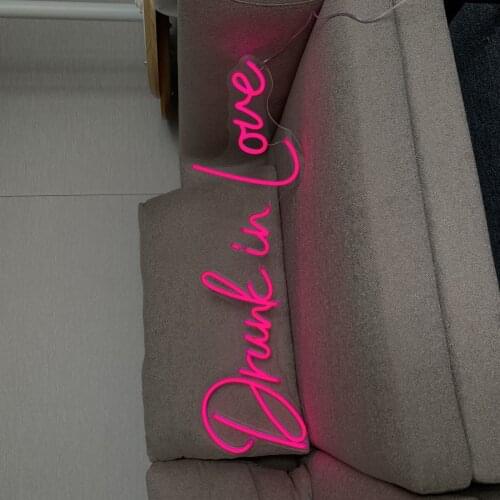 Drunk in Love Wedding Neon Sign Handmade Custom LED Neon Sign,Wedding Light Sign,Neon LED Sign,Neon Lights,Custom Neon Light