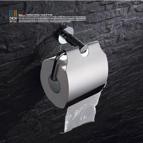 Toilet whole copper tissue boxes Bathroom toilet waterproof roll film roll of paper carton paper towel holder