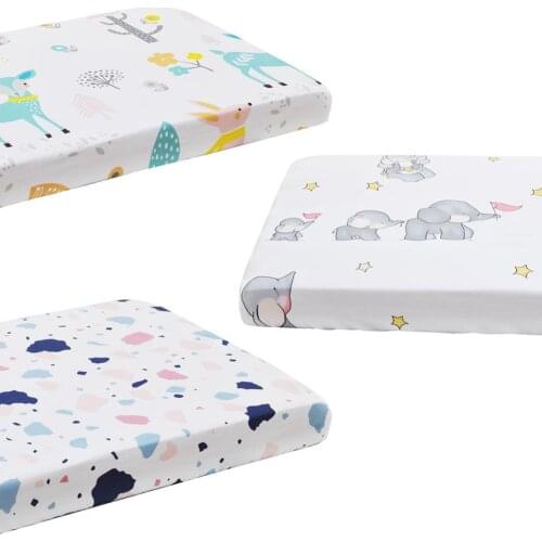 43.31x 23.62 Inch Universal Crib Sheets For Baby | Mattress Bedding Sets Breathable And Baby Sheet Cotton Bedding Crib Mattress