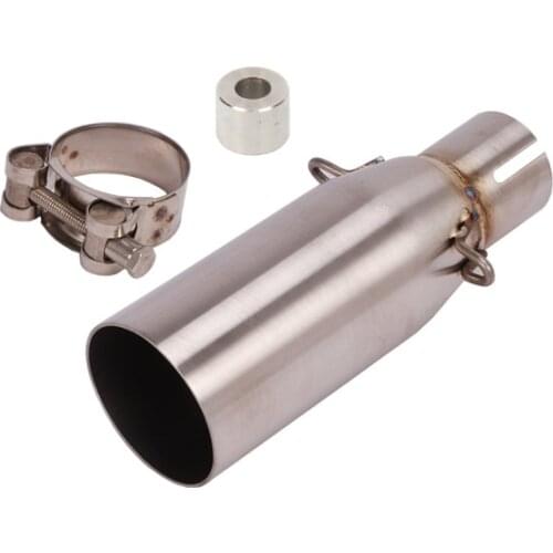 Slip On Motorcycle Exhaust Middle Link Pipe Mid Tube Stainless Steel Exhaust System For KYMCO Xciting 400 S400 All Years