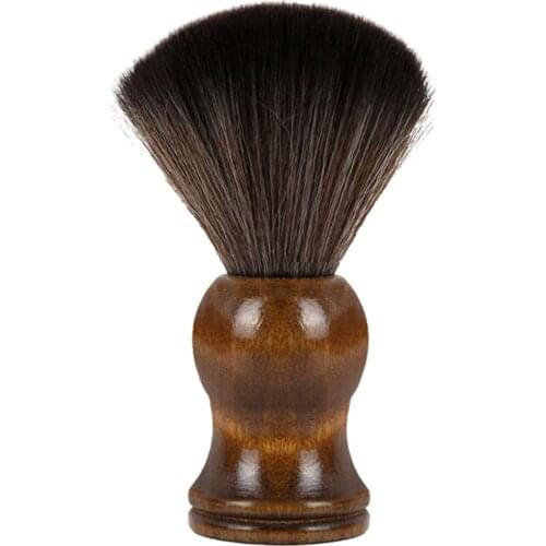 Shaving Brush High quality with Wooden Handle for Salon Barber Tools Male Grooming Tool Beard Shaving Brush