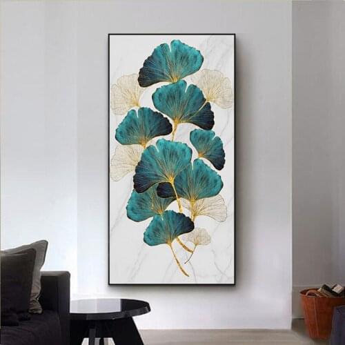 Green Golden Plant Leaf 5d Diy diamond painting full square round Ginkgo biloba diamond embroidery diamond mosaic stickerZP-1757