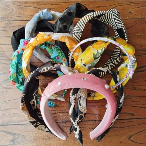 2021 New arrival brand headbands designer hairbands hair accessories braided fashion hair band headdress handmade craft for girl