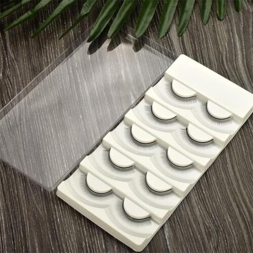 5 Pairs Training Lashes False Eyelashes Extension Tool for Makeup Practice 8mm