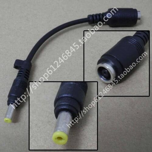 Free shipping For HP power adapter cable current output cable 7.4 * 5.0 turn 4.8 * 1.7 small yellow socket