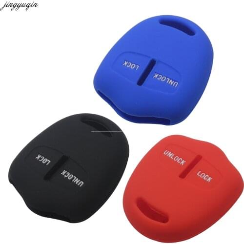 Jingyuqin Styling Remote Car Key Fob Silicone Case Cover Protector For Mitsubishi Outlander Colt Lancer Grandis Pajero Sport Key