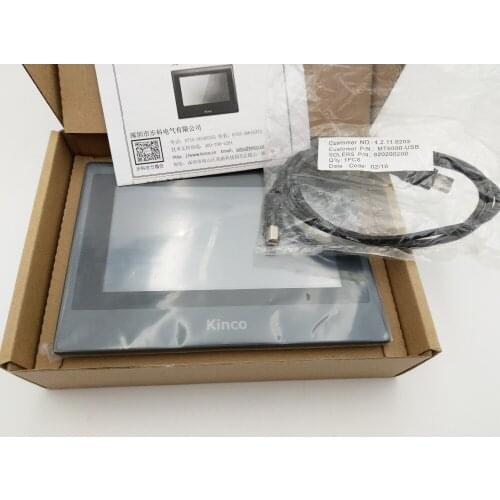 HMI Touch Screen 7 Inch 7" HMI Touch Panel Display Screen 800*480 MT4434TE USB host Ethernet with Programming Cable & Software