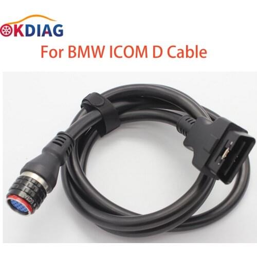 For BMW ICOM D Cable ICOM-D 16pin to 19pin Adaptor 16pin to 19pin OBD2 OBDII Diagnostic Cable I-COM A2 Tool Cable