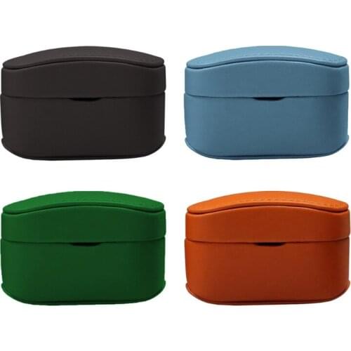Classical Durable Case Cover for-S-ony WF-1000XM4 Earbuds Charging Case Protective Leather Anti-Lost & Shockproof AXFY