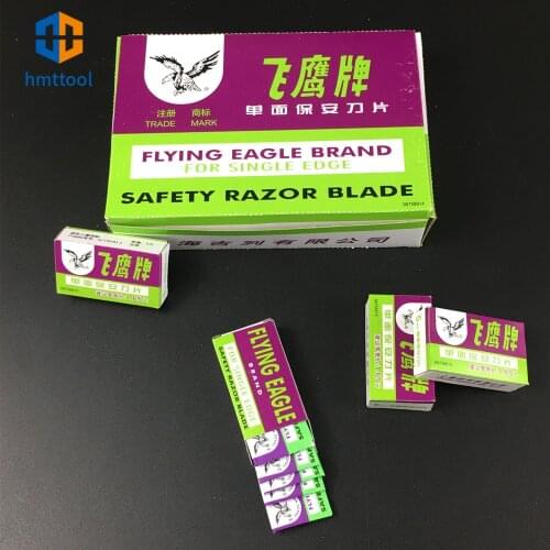 100PCS/BOX Original Flying Eagle Brand Safety Razor Blade for LCD OCA Adhesive Sticker Removing Cleaning Repair Tool