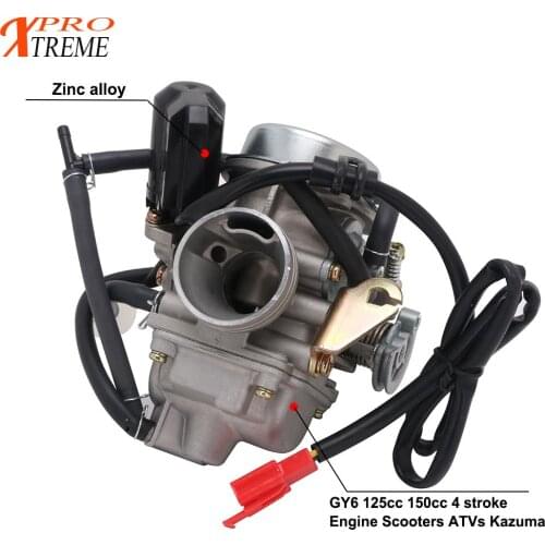 Motorcycle Runtong 125CC 250CC Carburetor For GY6 125cc 250cc 4 Stroke Engine Scooters ATVS Kazuma SCOOTER
