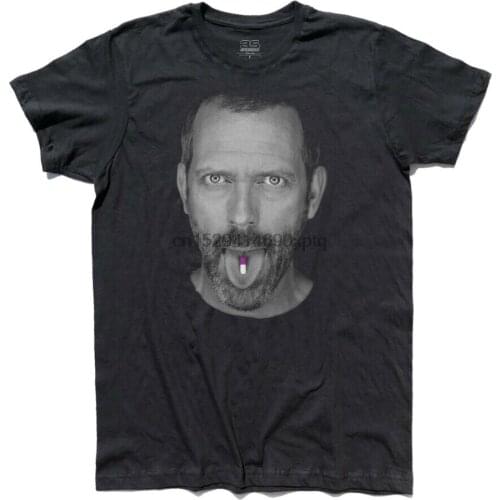 Mens T-Shirt Dr.House Pill Pills Addiction Doctor House Telefilm Cult