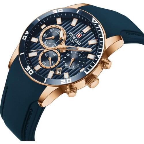 DEAVALLY Mens Multifunctional Sports Waterproof Watch Silicone Strap Relogio Masculino erkek saat Relogio Masculino erkek saat