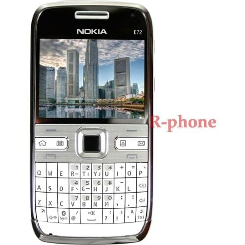 100% Original Nokia E72 GSM 3G Unlocked Mobile Phone Wifi 5MP Refurbished Cellphone English keyboard