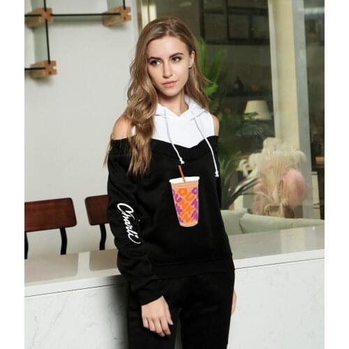 New Charli Damelio Merch Hoodie Sweatshirt Fashion Pullovers Off-Shoulder Women Teens Girls Juice Print Streetwear