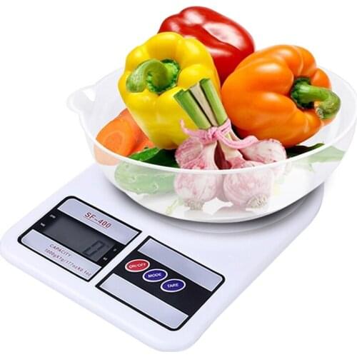 Portable Digital Scale Kitchen Scale Bakery LED Electronic Scale Measuring Weight Digital Household Small Food Gram Scale Baking