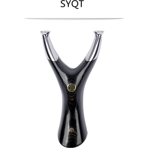 Slingshot Stainless Steel Rosewood Solid Wood Slingshot Precision Outdoor Hunting Patch Recurve Flat Skin Metal Slingshot