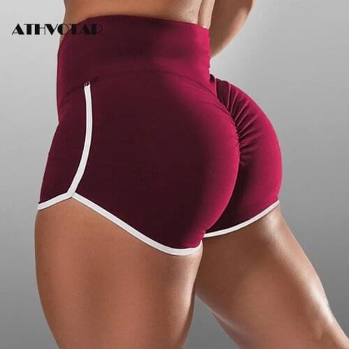 ATHVOTAR Shorts Women High Waist Elasticity Skinny Shorts Women Summer Casual Fitness Workout Biker Shorts
