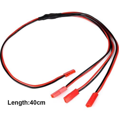 1PCS RC JST Y Cable Male to Female Wires 40cm for RC Model RC Car Boat