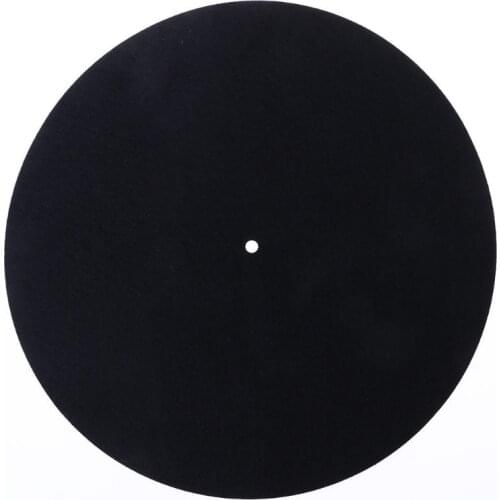 10" Anti-Static Felt Platter Turntable Mat Anti-Vibration Slipmat Audiophile For LP Vinyl Record Players 3mm Thick