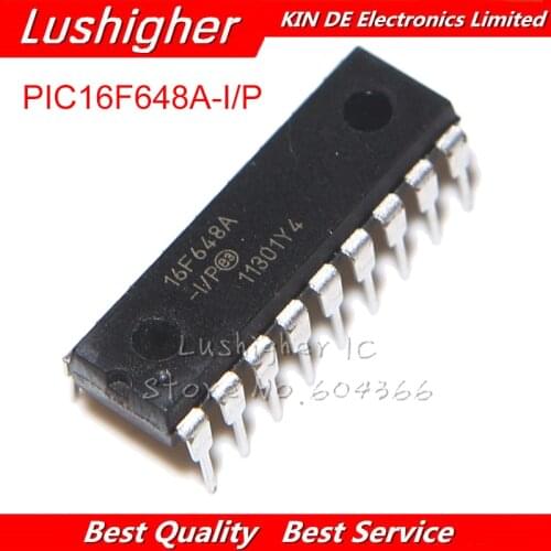 1pcs PIC16F648A-I/P DIP-18 PIC16F648A DIP18 16F648A-I/P 16F648A DIP