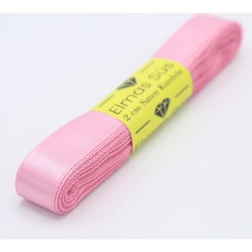 Pink Satin Ribbon 2 cm 10 m